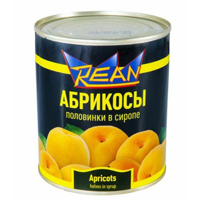 Абрикосы REAN половинки в сиропе 425 мл., ж/б