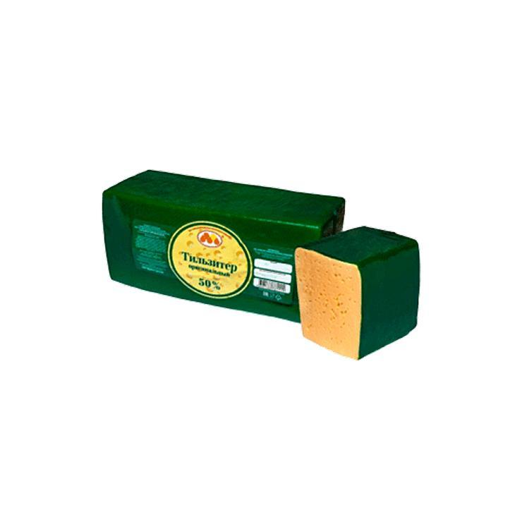 Тильзитер ориг." прод. сыч., 50% брус 3,5кг/14кг с з.м.ж, (НДС 20%)/Юговской