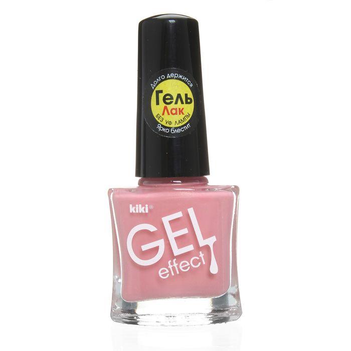 Лак для ногтей Kiki Gel Effect 031 бледно-розовый, стекло