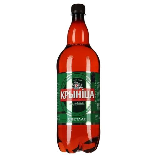 Пиво Криница Крепкое светлое фильтрованное пастеризованное 6,5% 1,4 л., ПЭТ