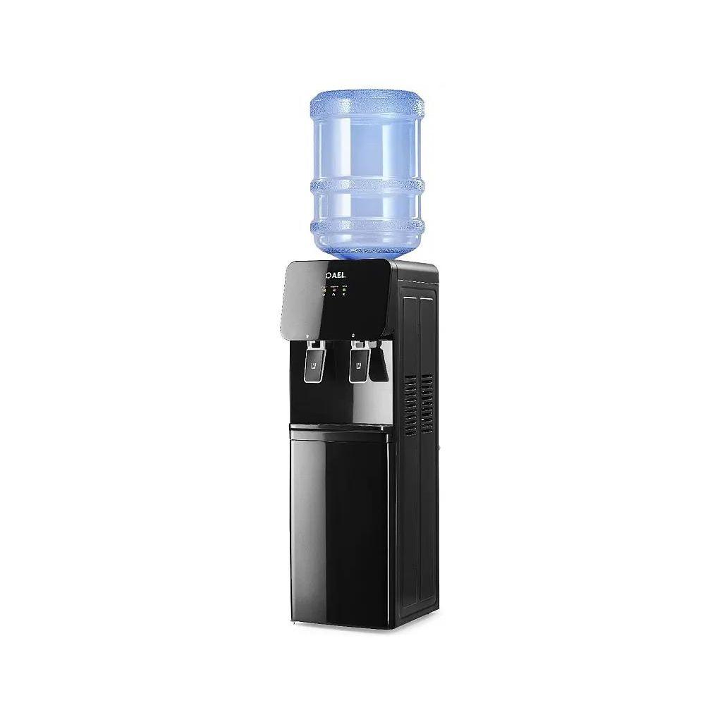 Кулер AEL LD-85c, напольный, электронный, push - кран, черный