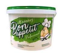 Майонез Bon Appetit провансаль 67% 10 кг., пластиковая упаковка