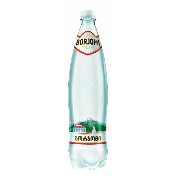 Вода газированная Borjomi минеральная Грузия 1 л., ПЭТ