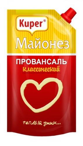 Майонез Kuper провансаль классический 50% 200 мл., дой-пак с дозатором