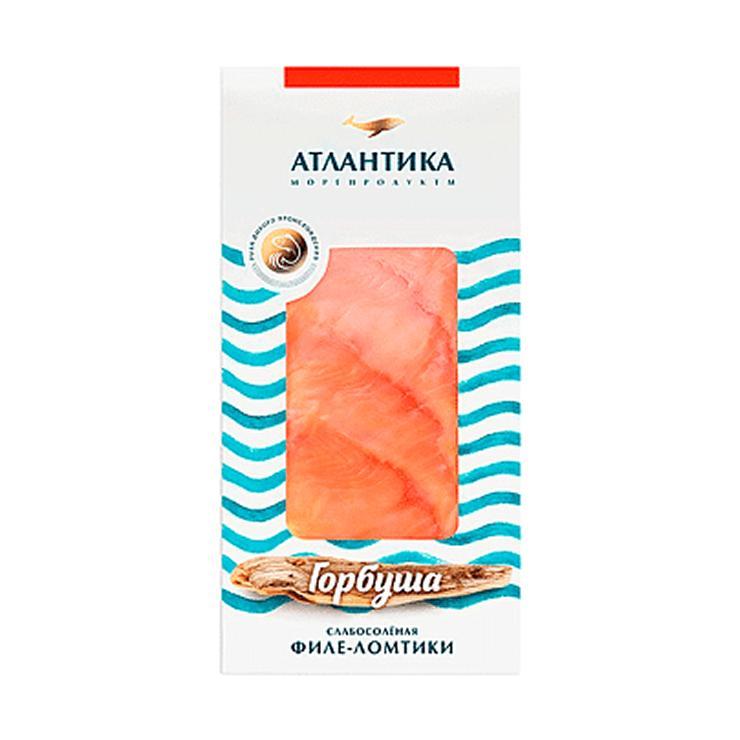 Горбуша Атлантика филе - ломтик с/с 90 гр., вакуум