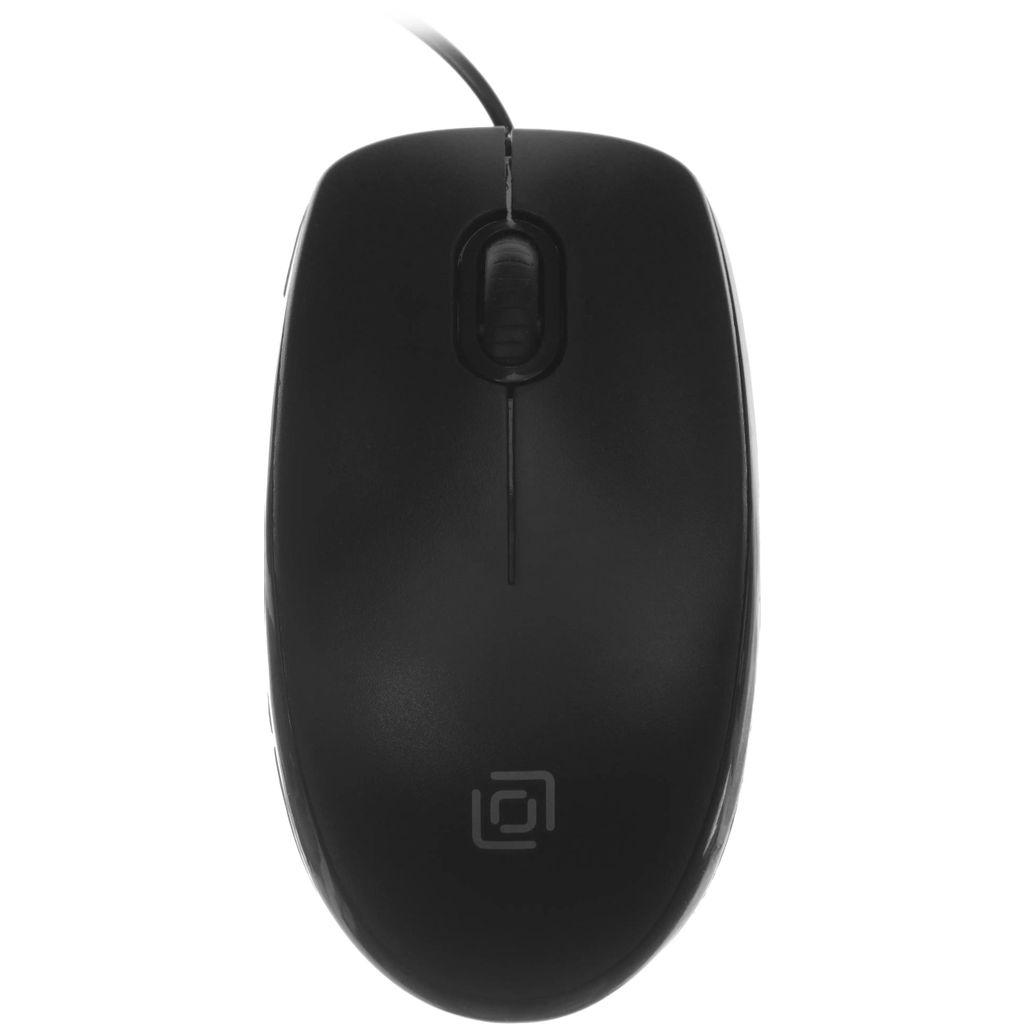 Мышь проводная Oklick 195M for business, оптическая, USB, 1200dpi, черный [m218 black]