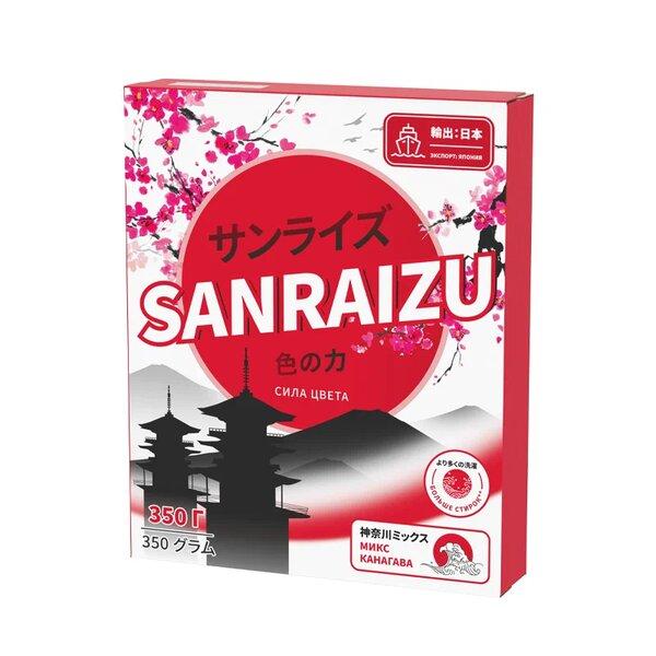 Порошок для стирки SANRAIZU сила цвета 350 гр., картон