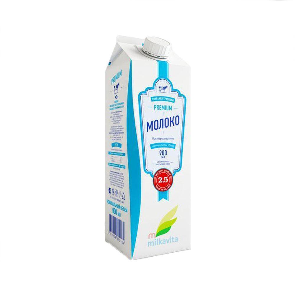 Молоко Milkavita Premium ультрапастеризованное 2,5%, 1 л., тетра-пак