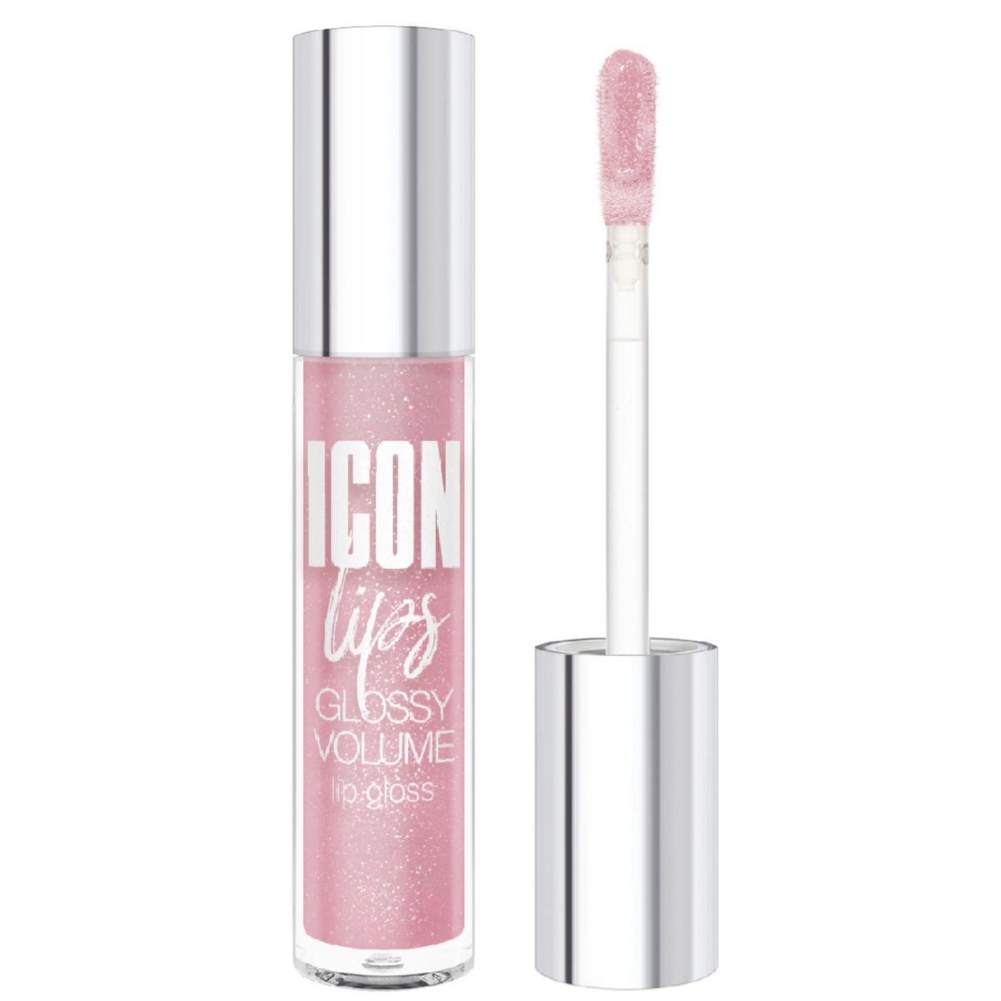 Блеск для губ LuxVisage Icon с эффектом объема тон 508 Lilac Pink 3,4 гр., ПЭТ