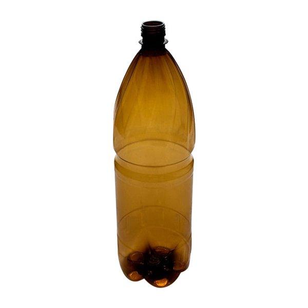 ПЭТ бутылка, коричневая, 2,0 л., с крышкой