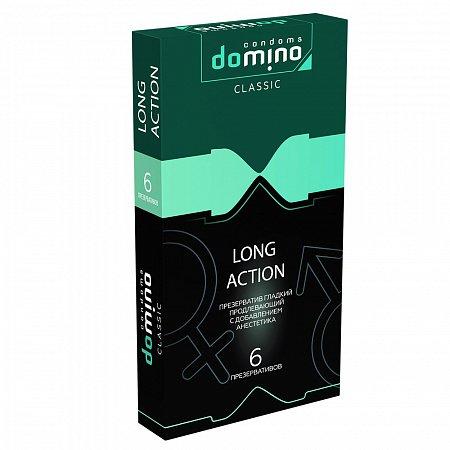 Презервативы Domino Classic Long action 6шт.*24 с добавлением анестетика, картон