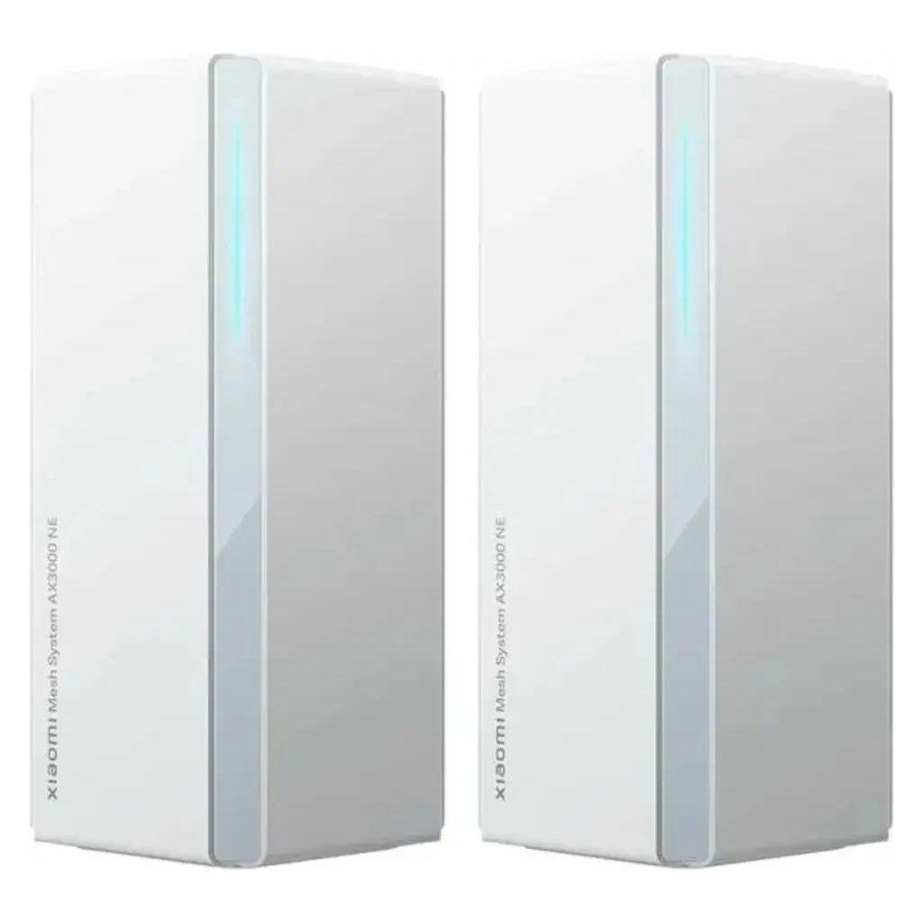 Бесшовный Mesh роутер Xiaomi AX3000, Wi-Fi 6, AX3000, 2.4/5ГГц, 1 LAN, белый, 2 шт. в комплекте [dvb4464gl]