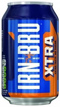Напиток газированный IRN BRU xtra Великобритания 330 мл., ж/б