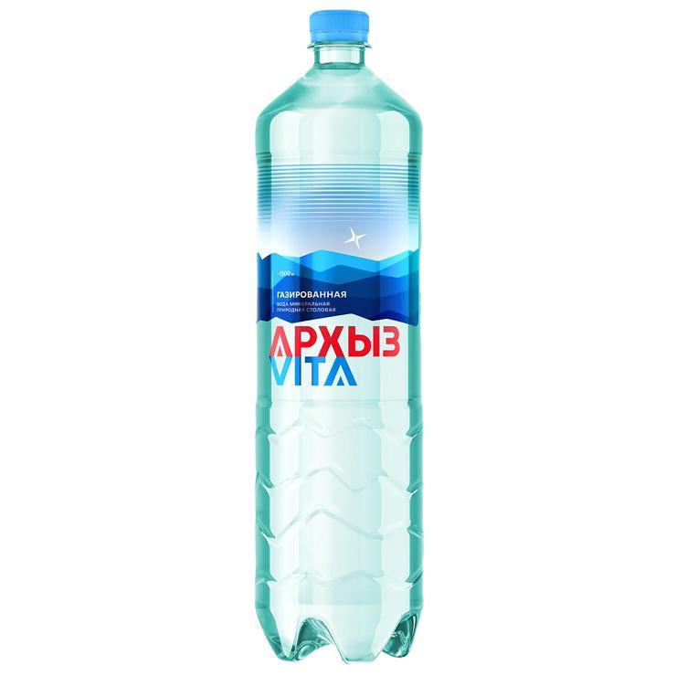 Вода негазированная Архыз Vita горная 1.5 л., ПЭТ