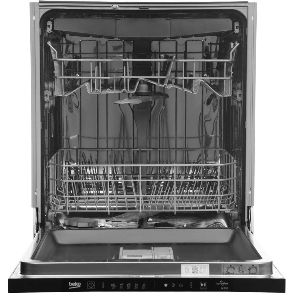 Встраиваемая посудомоечная машина Beko BDIN15531, полноразмерная, ширина 59.8см, полновстраиваемая, загрузка 15 комплектов