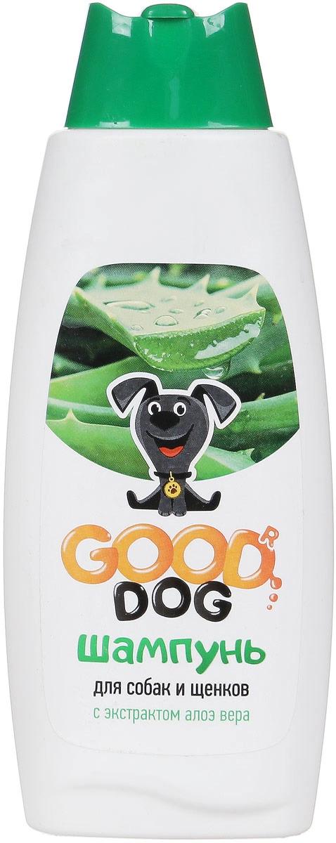 Шампунь для собак и щенков с экстрактом алоэ вера, Good Dog, 250 мл.