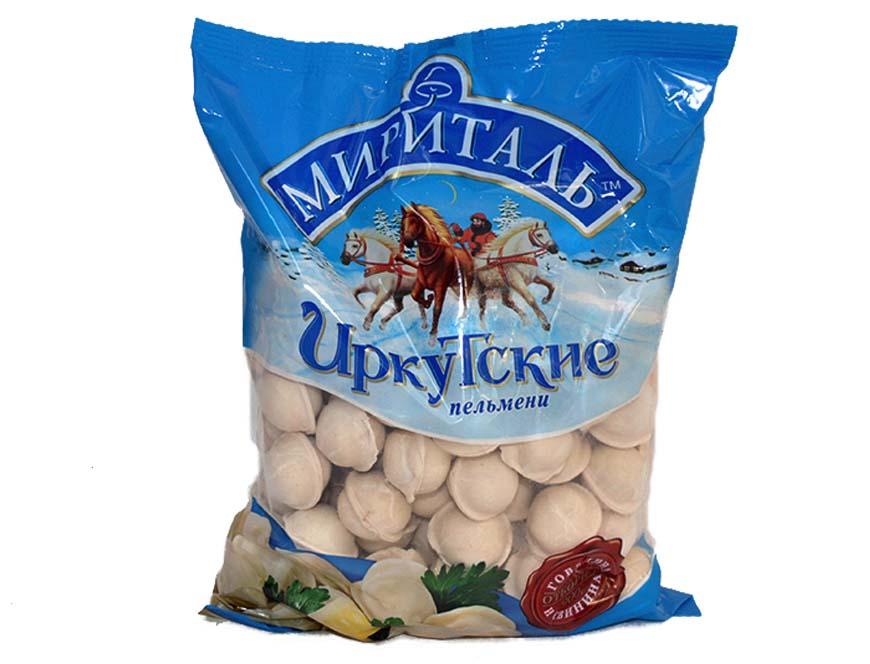 Пельмени Мириталь Иркутские замороженные 900 гр., флоу-пак