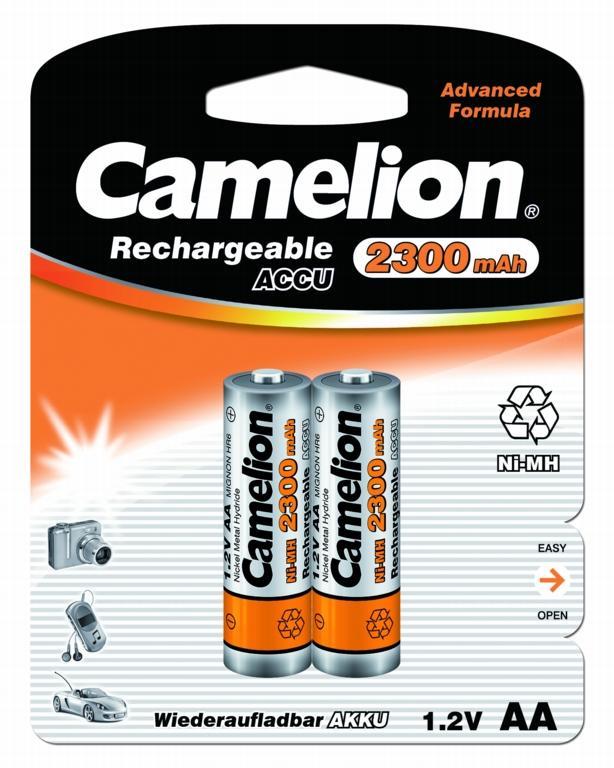 Аккумулятор Camelion AA-2300mAh Ni-Mh BL-2 1.2В, картон