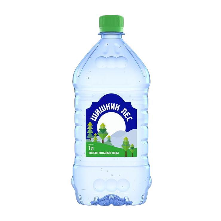 Вода негазированная Шишкин Лес 1 л., ПЭТ