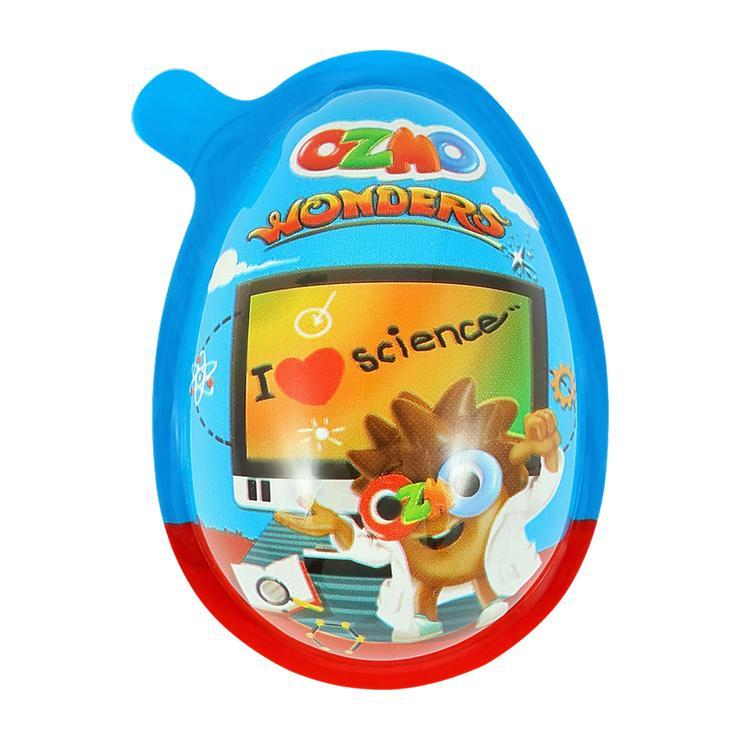 Яйцо шоколадное с игрушкой Ozmo Wonders c шоколадно-ореховой начинкой 20 гр., пластик