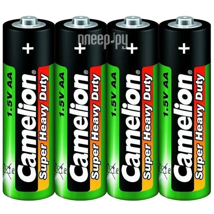 Батарейка Camelion R6 R6P-SP4G 1.5В 4шт, спайка