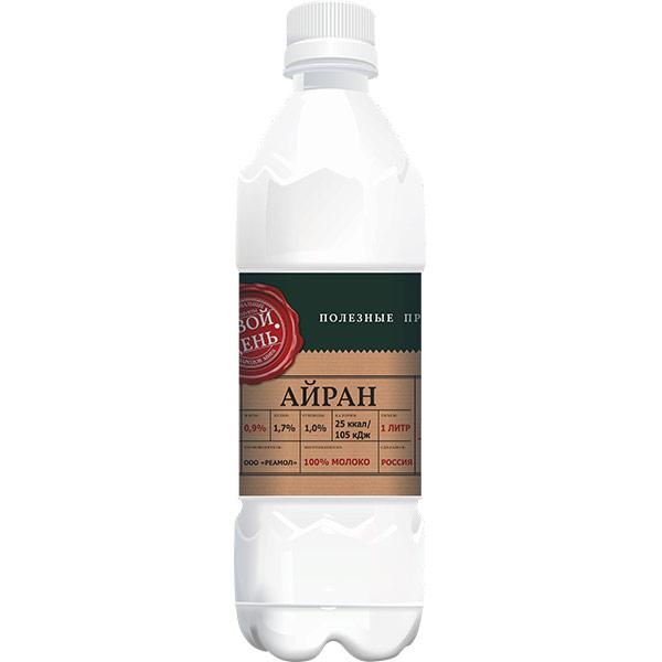 Айран Твой день 0,9% 1 л., ПЭТ