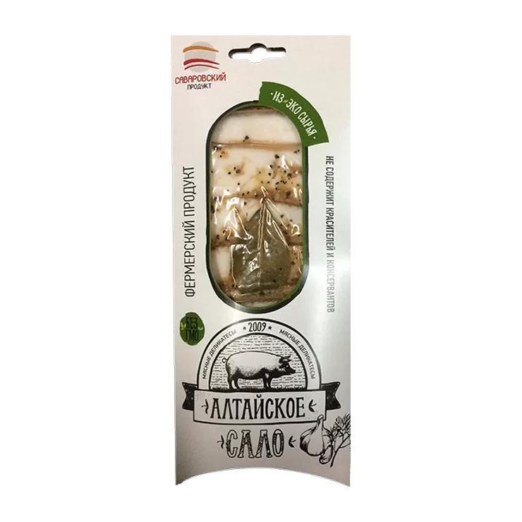 Шпик Саваровский продукт алтайское сало по-сибирски соленый 150 гр., в/у