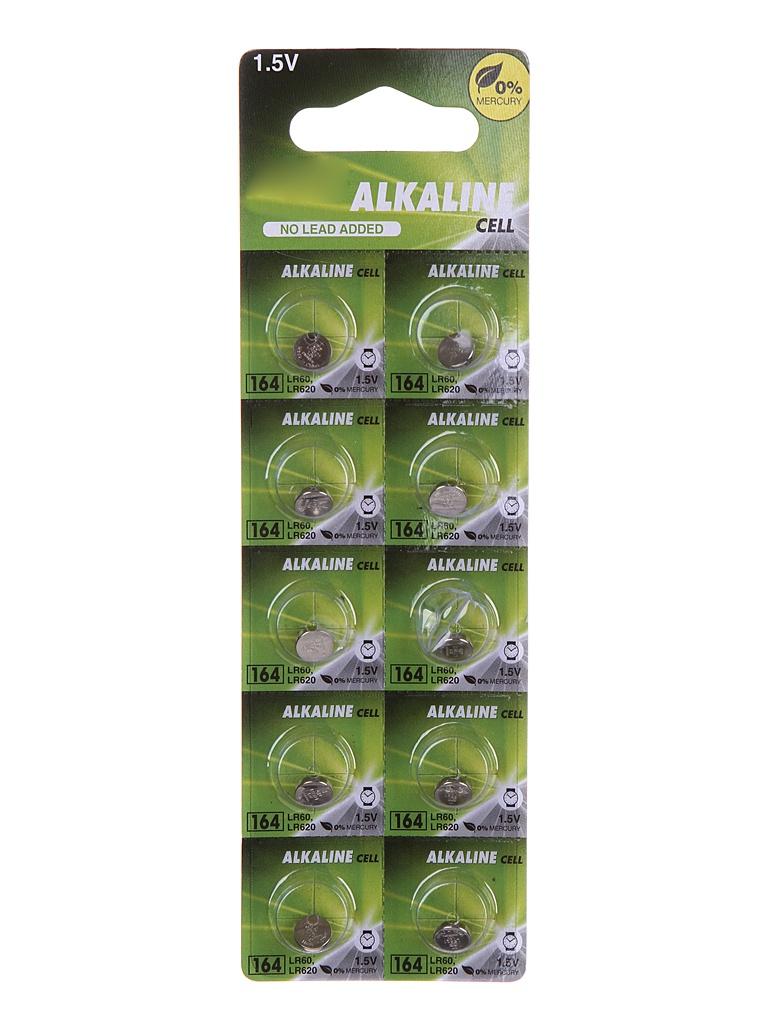Батарейка GP 164A алкалиновая пуговичная, отрывной, 10 шт., блистер
