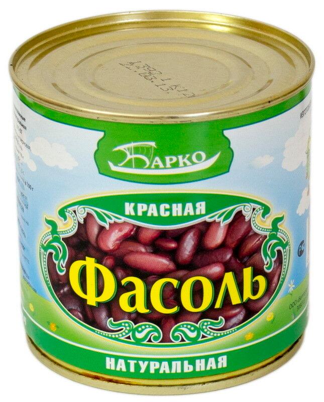 Фасоль красная консервированная Барко, 425 гр., ж/б