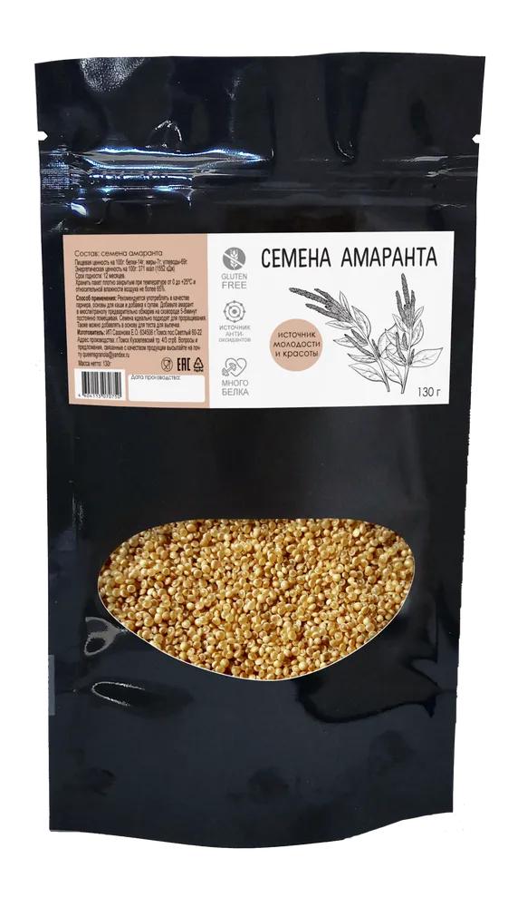 Семена амаранта QUEENs GRANOLA 130 гр., дой-пак