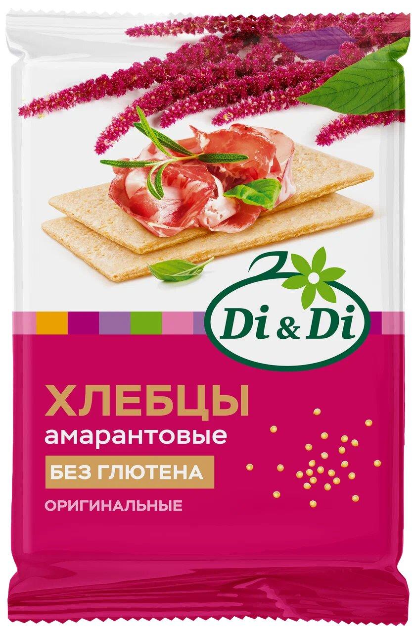 Хлебцы Di&Di амарантовые кукурузно-рисовые 100 гр., флоу-пак