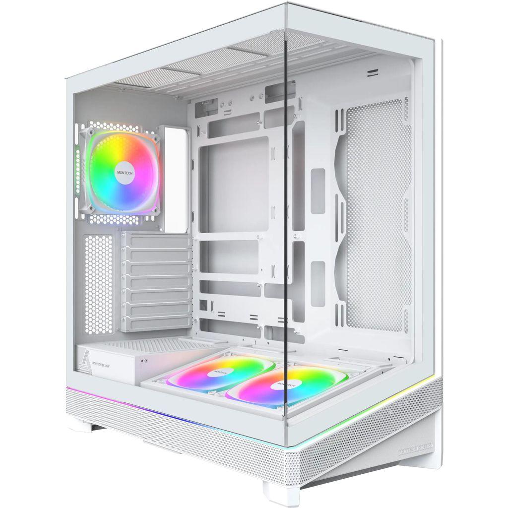 Корпус ATX MONTECH Sky 3, Midi-Tower, без БП, белый [sky 3 w]