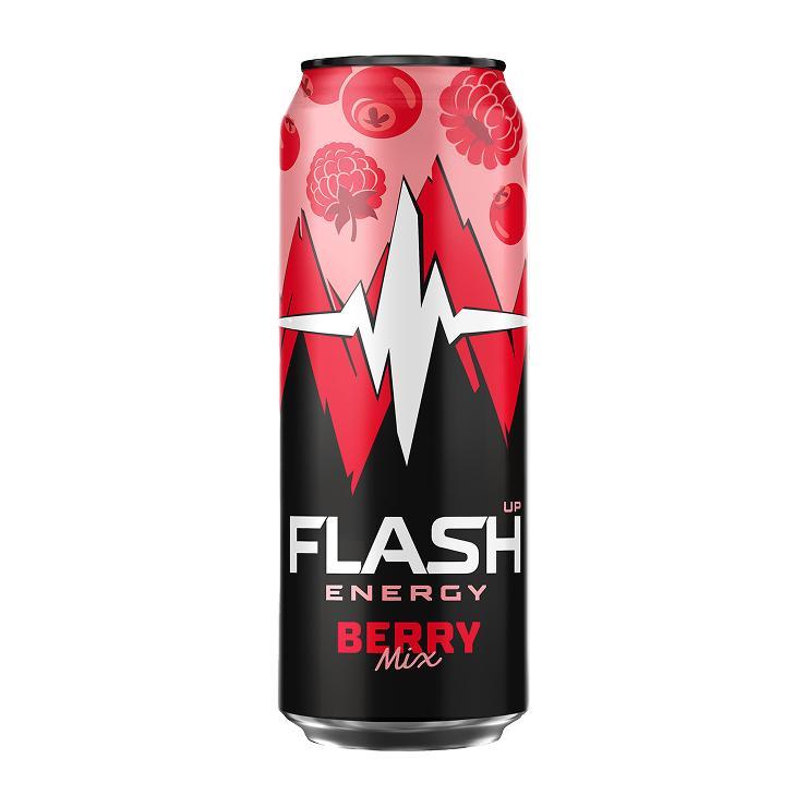 Напиток энергетический Flash Up Energy Ягодный микс 450 мл., ж/б