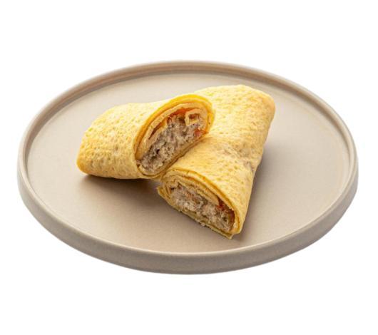 Блин-омлет ВкусВилл с куриным филе 140 гр., лоток