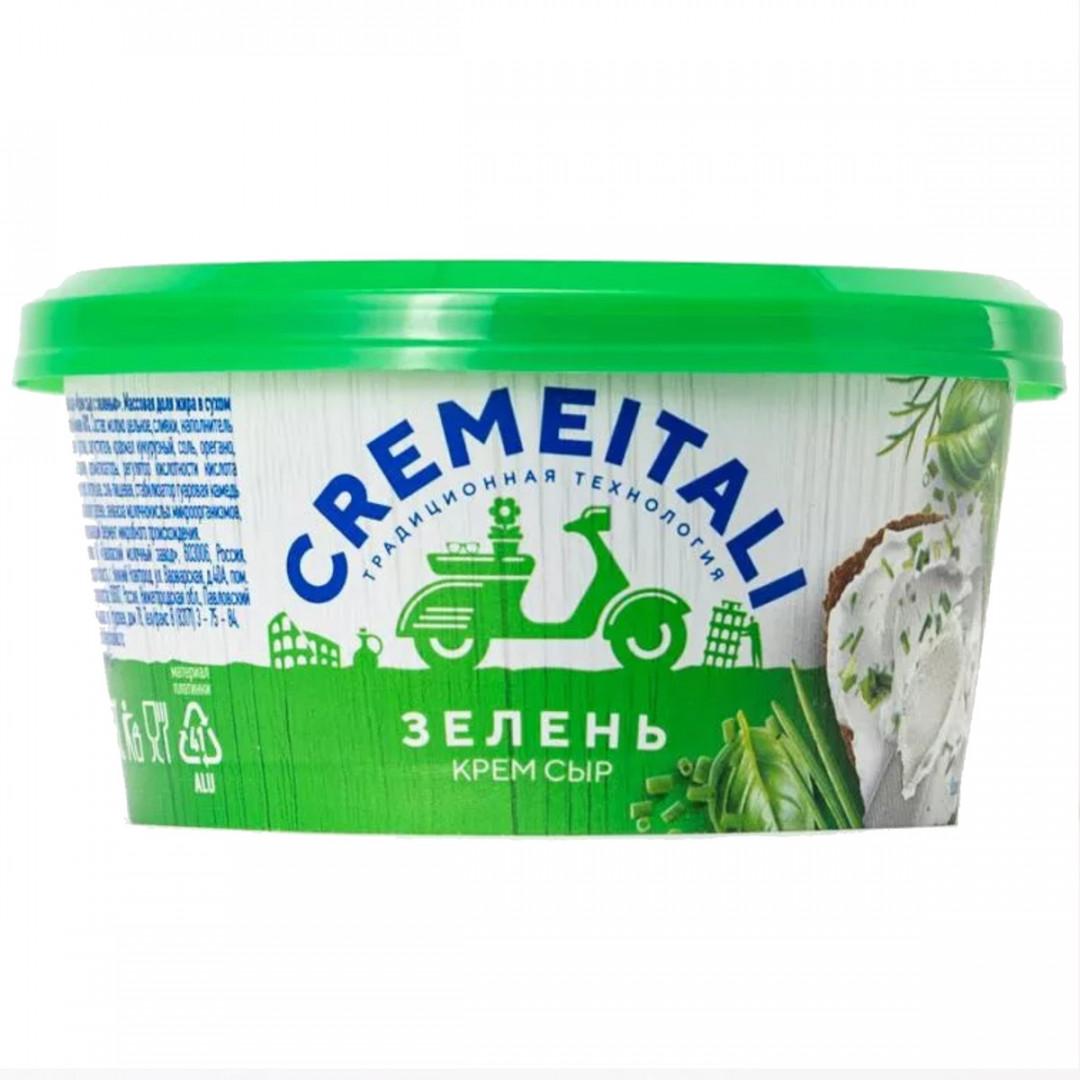 Крем сыр CREMEITALI зелень 60% 140 гр., ПЭТ
