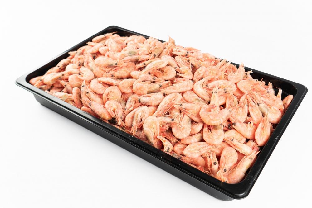 Креветка сырьевая 120+ в/м 1/5кг Карат-1