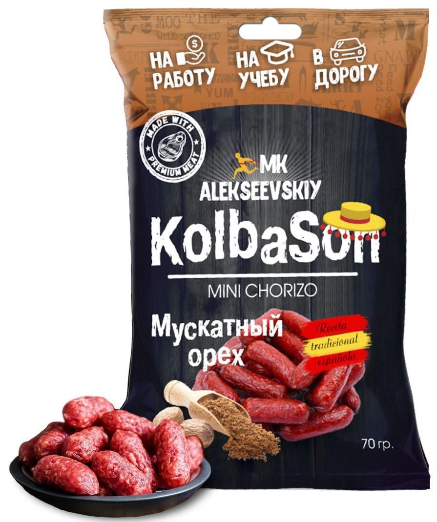 Колбаски MK Eliseevskiy KolbaSon Мускатный орех 70 гр., флоу-пак
