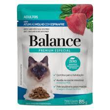 Влажный корм Balance для кошек тунец в соусе со шпинатом 85 гр., дой-пак