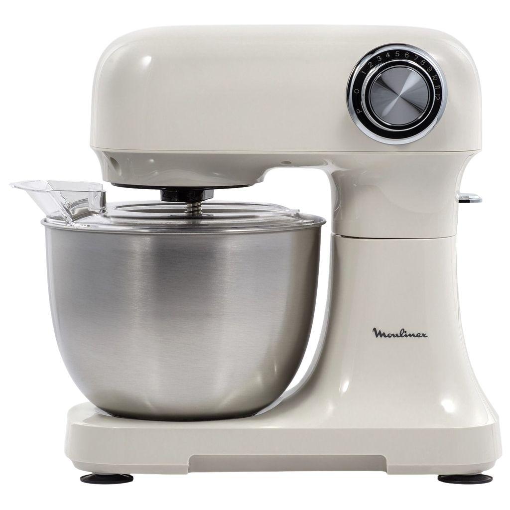 Миксер Moulinex Bake Easy QA140AF1, с чашей, кремовый [8010001372]