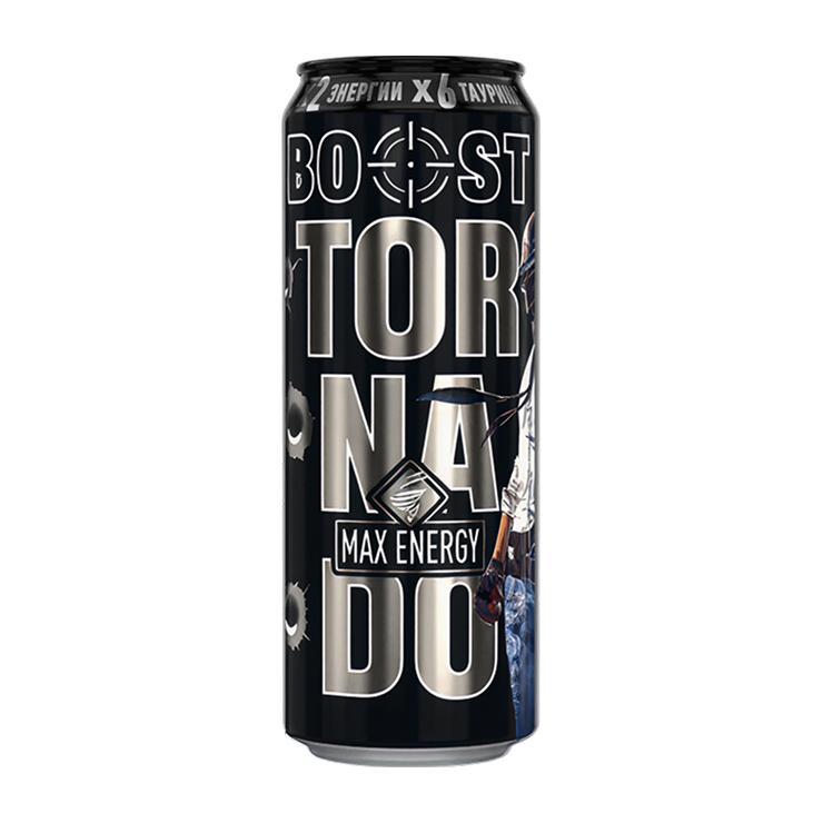 Напиток энергетический Tornado Max Boost 445 мл., ж/б
