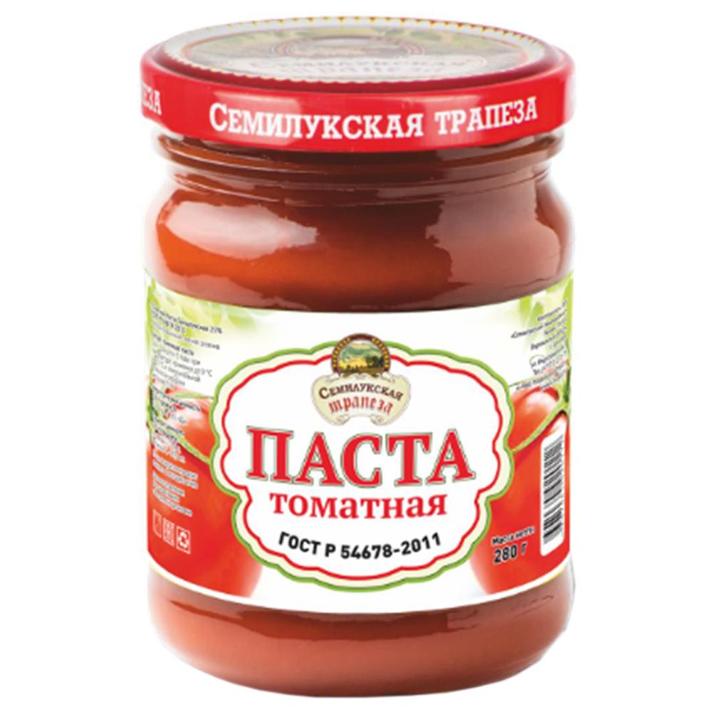 Томатная паста Семилукская трапеза 280 гр., стекло