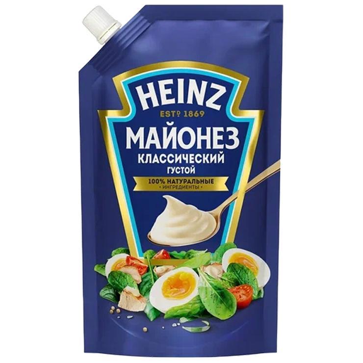 Майонез Heinz классический 67% 500 гр., дой-пак с дозатором