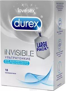 Презервативы Durex Invisible 18 шт., картон