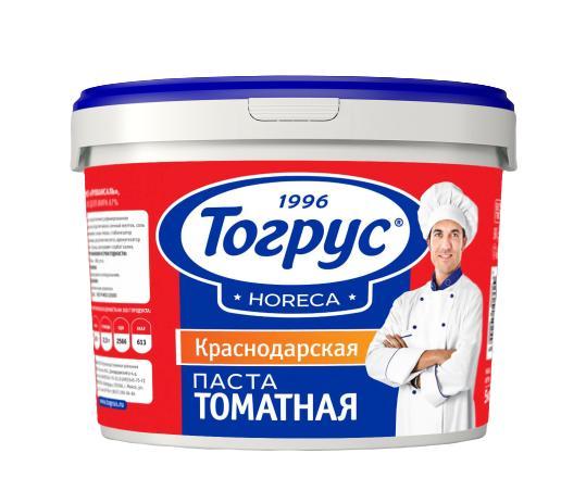Томатная паста Тогрус 27% 5 кг., пластиковая упаковка