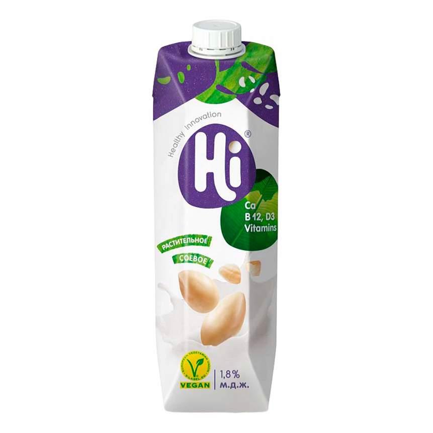 Напиток соевый Hi 1,8% 1 л., тетра-пак