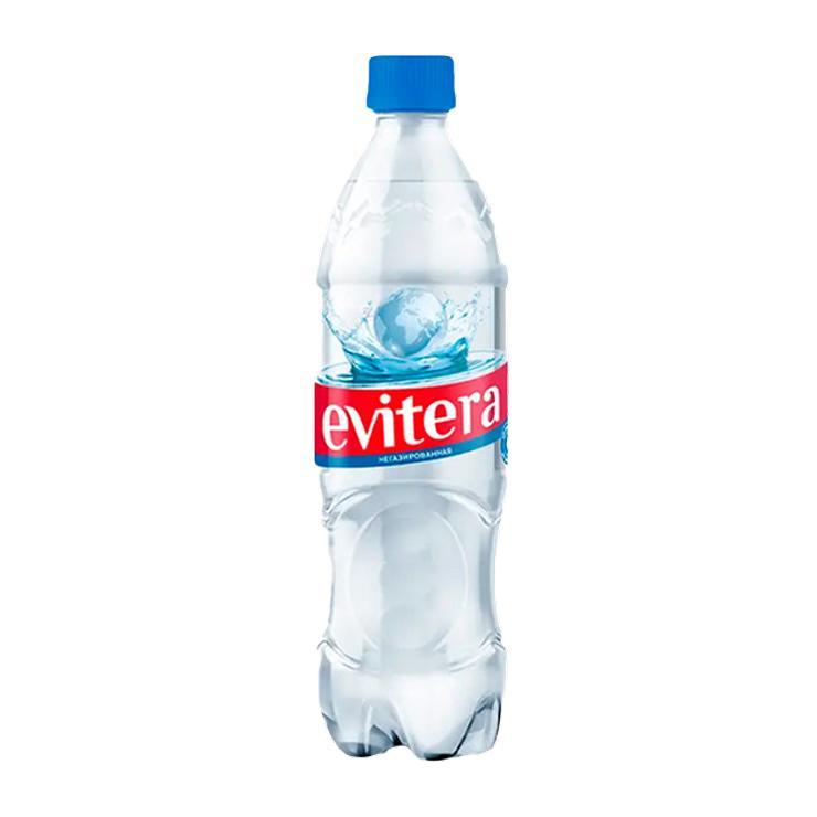 Вода негазированная evitera питьевая 500 мл., ПЭТ