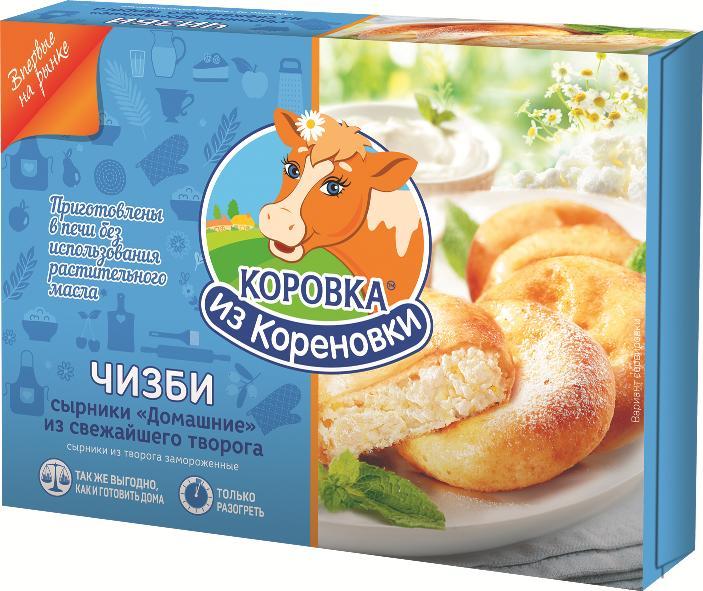 Чизби сырники Коровка из Кореновки 290 гр., картон