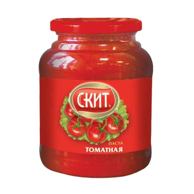 Томатная паста Скит 25% 490 гр., стекло