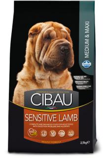 Корм CIBAU SENSITIVE LAMB сухой для собак MEDIUM/MAXI, 2,5 кг., пакет
