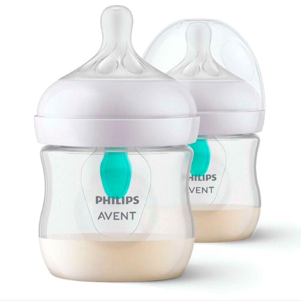 Бутылочка для кормления Philips c клапаном AirFree NATRes 125 мл. 2 шт., картон